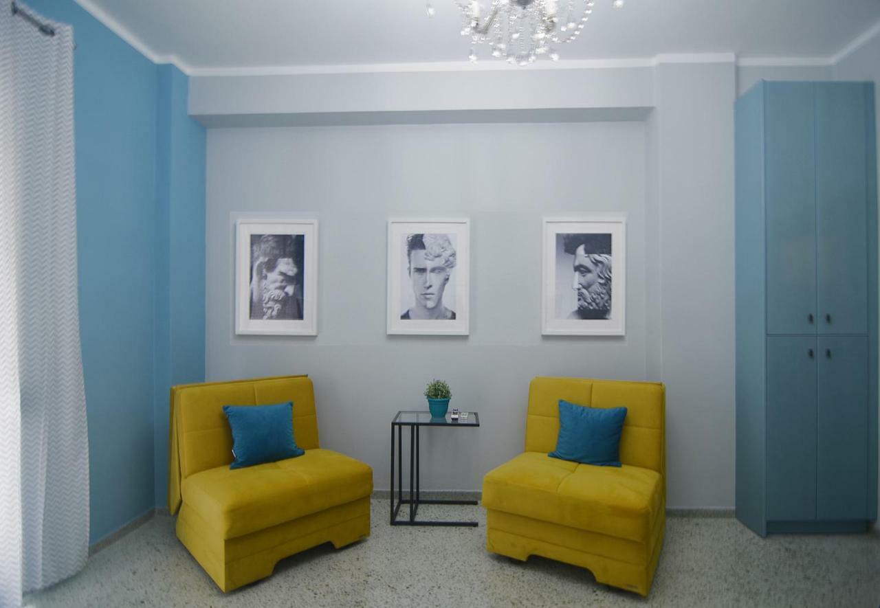 Urban Art Experience With Acropolis View Apartamento Atenas Exterior foto